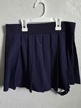 Breezeful™ High Waisted Pleated 2-in-1 Pocket Adjustable Buckle Micro Mini Quick